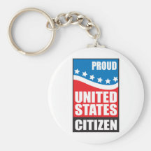 Proud U.S. Citizen Key Chain