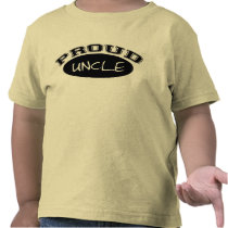 Proud Uncle (Black) T Shirt