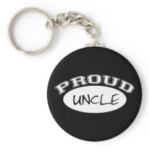 Proud Uncle (White) Keychains
