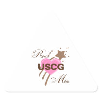 Proud USCG Mum Heart