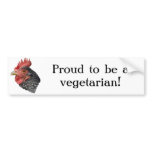 Proud vegetarian - Bumper Sticker