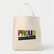 Proud Vegetarian Canvas Bag
