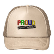 Proud Vegetarian Mesh Hat