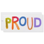 Proud word art bold unashamed confident smug invitations