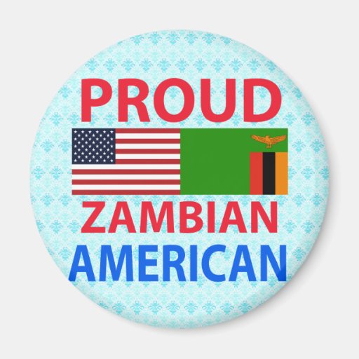 Proud Zambian American Magnet