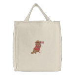 Proudly Canadian Beaver embroidered bags