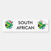 Proudly South African Bumper Sticker