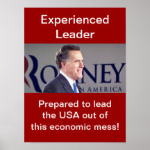 Proven Leader Romney Poster