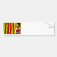 Provence-Alpes-Côte-d'Azur waving flag Bumper Stickers