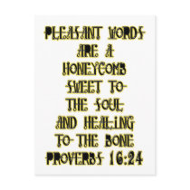 Proverbs 16:24 post cards
