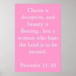 Proverbs 31:30 posters