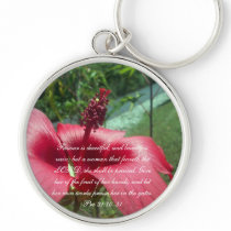Proverbs 31 Collection ~ Pro 31:30-31 Key Chains