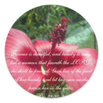 Proverbs 31 Collection Round Stickers