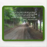 Proverbs 3:5-6 Christian Bible Verse Poster Mouse Mat