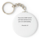 PROVERBS 3:5 keychains