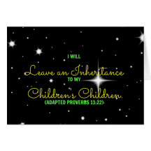 Proverbs Bible verse I will Greeting Cards