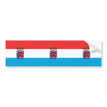 Province Of Luxembourg, Belgium flag Bumper Sticker