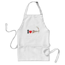 Provincetown "Love" Design. Aprons