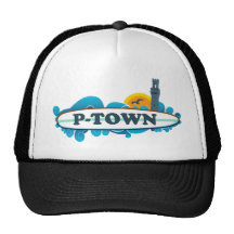 Provincetown "Surf" Design. Trucker Hat