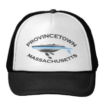 Provincetown "Whale" Design. Mesh Hats