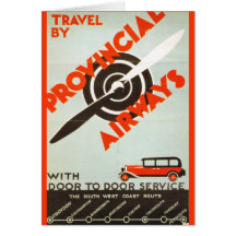 Provincial Airways Greeting Card