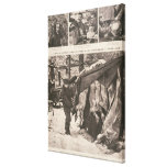 Provisions for soldiers & troops on Eastern Canvas Print