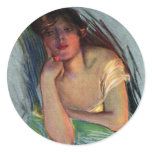 Provocative Lady with Cherry stickers