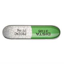 Prozac pill Skateboard