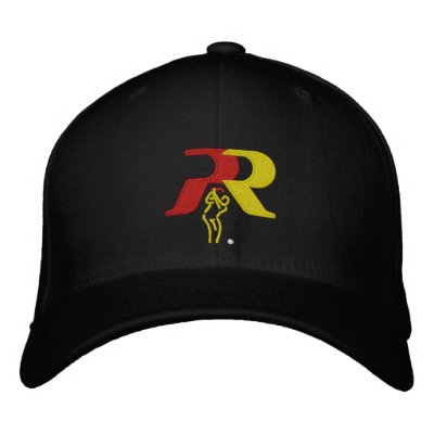 PR's Black Golf Hat Embroidered Baseball Caps PR's Black Golf Hat Embroidered Baseball Caps