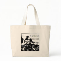 Psalm 100:1 tote bag