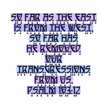 Psalm 103:12 shirt
