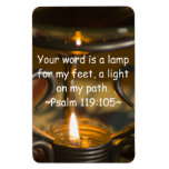 Psalm 119:105 Premium Magnet