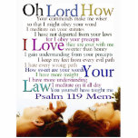 Psalm 119 Mem Thoughtful photo sculptures