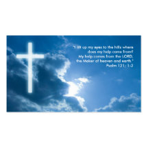 Psalm 121; 1-2 - Christian Business Card