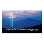 Psalm 121; 1-2 - Christian Business Card