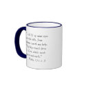 Psalm 121 Scripture mug