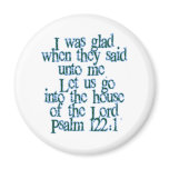 Psalm 122:1 refrigerator magnets