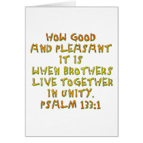 Psalm 133:1 card