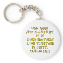 Psalm 133:1 key chains