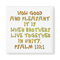 Psalm 133:1 magnet