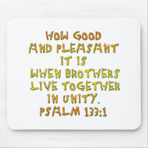 Psalm 133:1 mouse pads