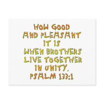 Psalm 133:1 postcards