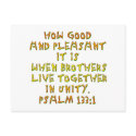 Psalm 133:1 postcards