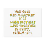 Psalm 133:1 postcards