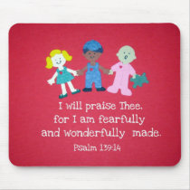 Psalm 139:14 mouse pads