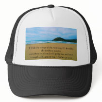 Psalm 139: 9-10 BEAUTIFUL BIBLICAL QUOTATION Hat
