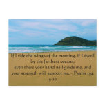Psalm 139: 9-10 BEAUTIFUL BIBLICAL QUOTATION postcards