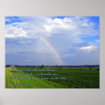 Psalm 147:8 Rainbow Print