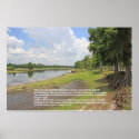 Psalm 1 Scripture Poster (horizontal view) posters