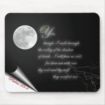Psalm 23:4 mouse pad